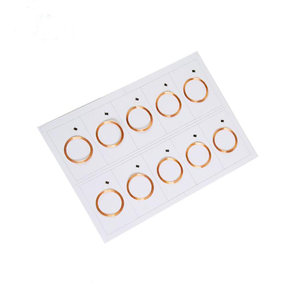 A4 Sheets Layout 3*5/4*5 Prelam PVC Sheet 125khz RFID TK4100 Prox Card Inlay