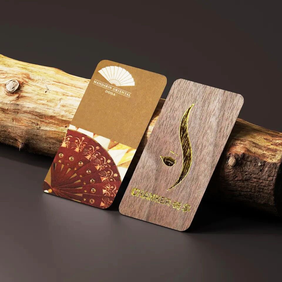 Programmable bamboo wood nfc business cards custom rfid wooden card rfid Chip Laser Engraved Nfc Wood Access Control Card