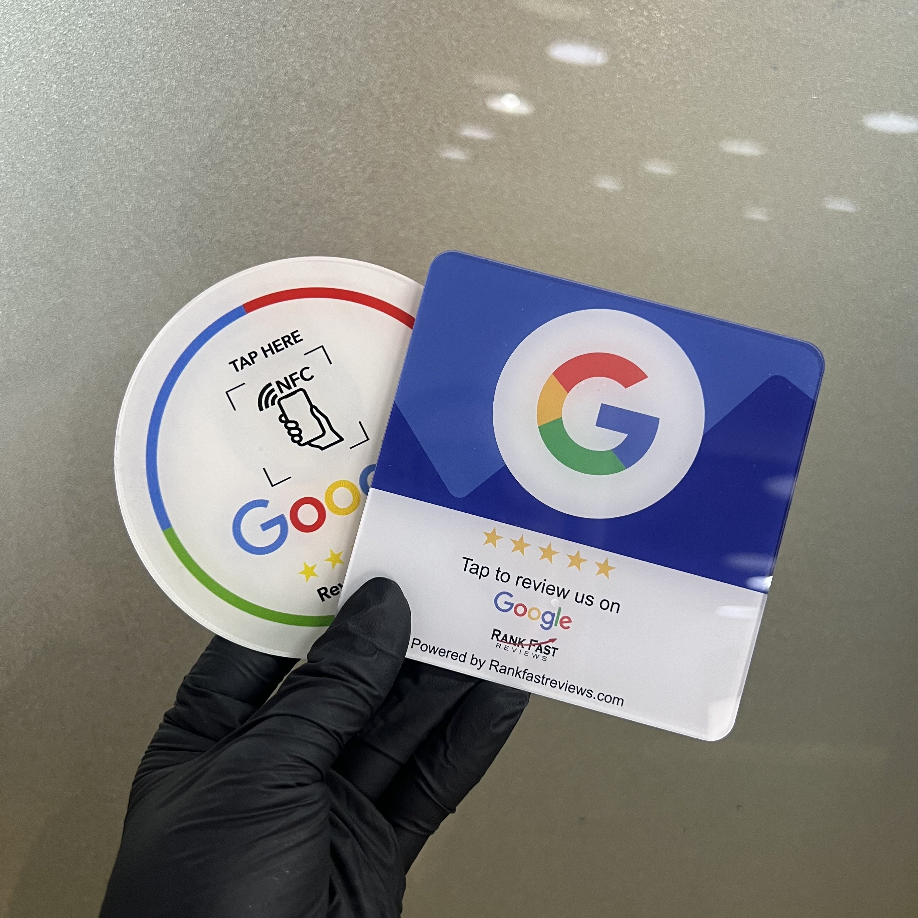 Access Control Nfc Tag Acrylic Google Review Nfc Card Sticker