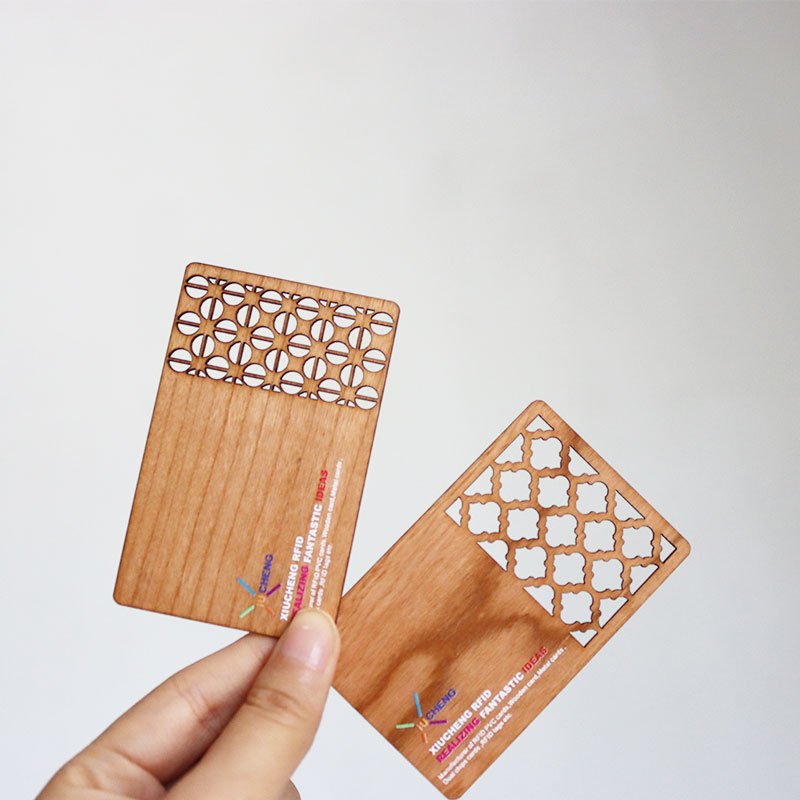 High Quality Customized Printing Hotel Key Card For RFID Wood Business Cards