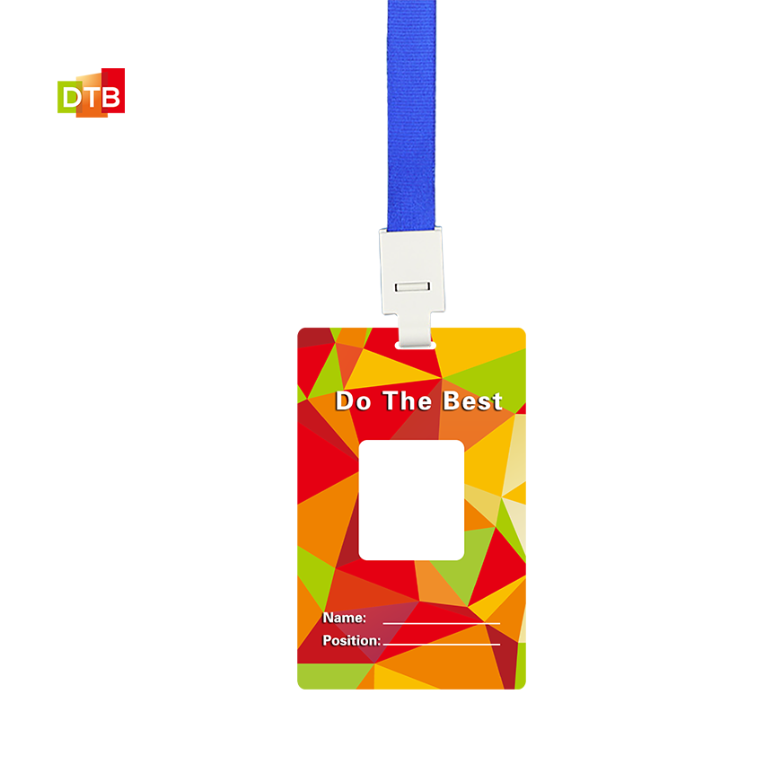 Customize RFID/NFC Plastic Card Smart Employee ID Badge Card Conference Event Pvc Photo polycarbonate ID Card