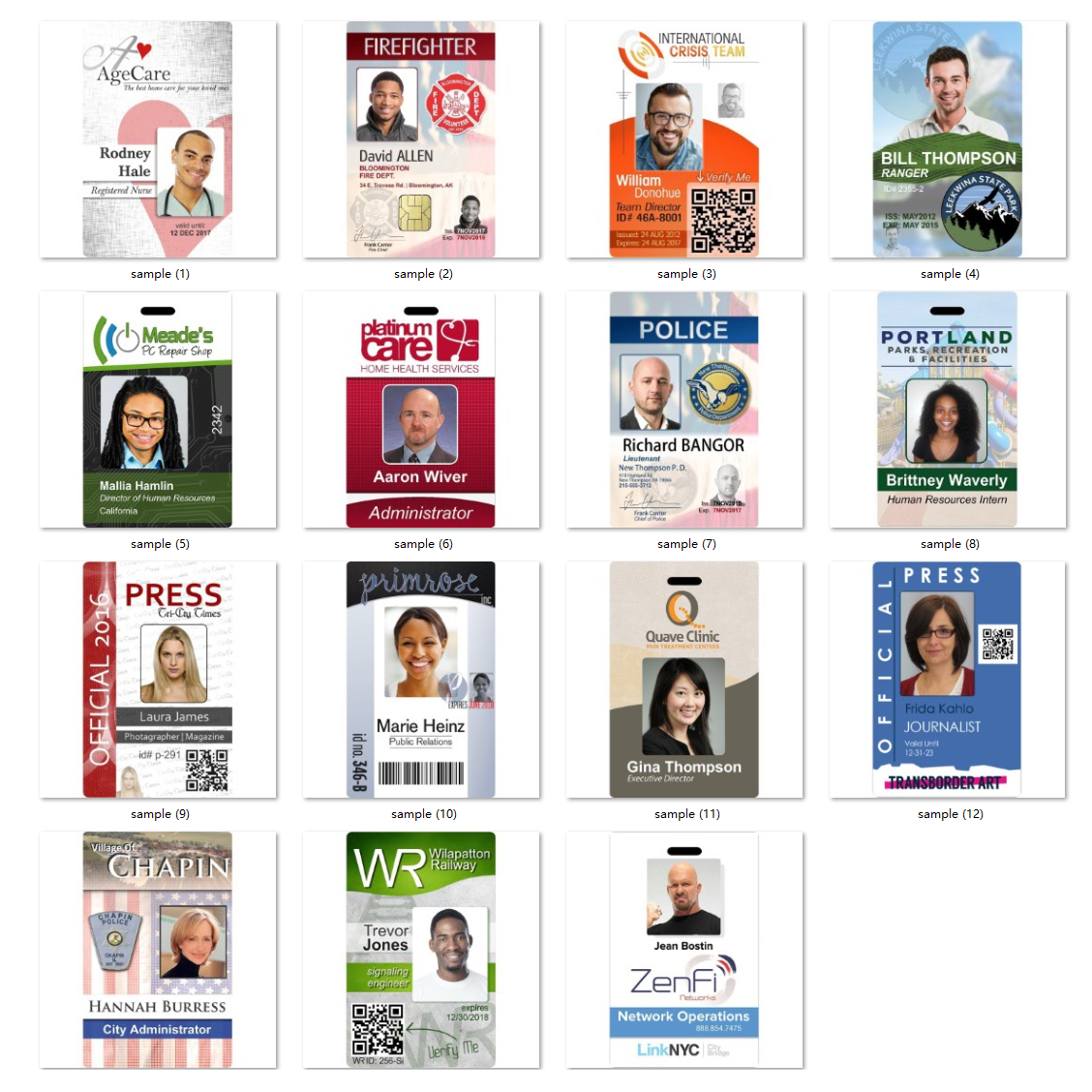 Customize RFID/NFC Plastic Card Smart Employee ID Badge Card Conference Event Pvc Photo polycarbonate ID Card