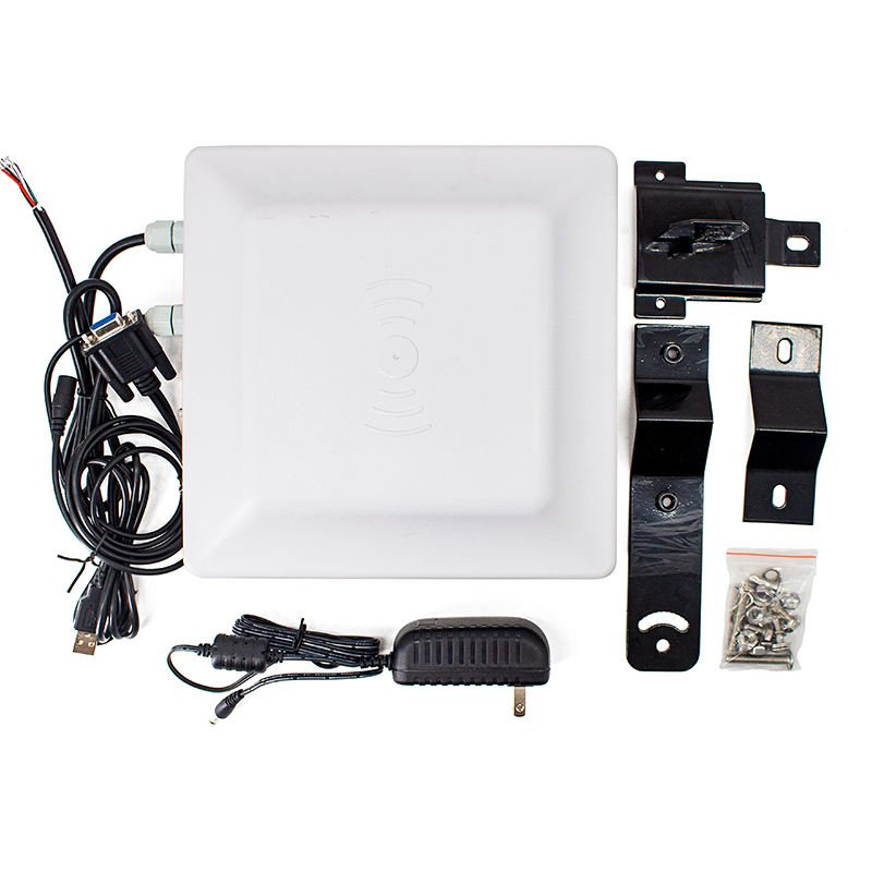 Intelligent Access Control System RS232/485 For Parking System Antena RFID Integrated Reader 5M G20 Long Range UHF Card Reader