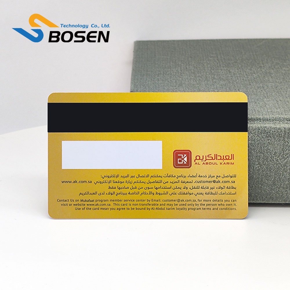 Custom Loyalty Card CR80 Plastic PVC Magnetic Stripe VIP Membership Card
