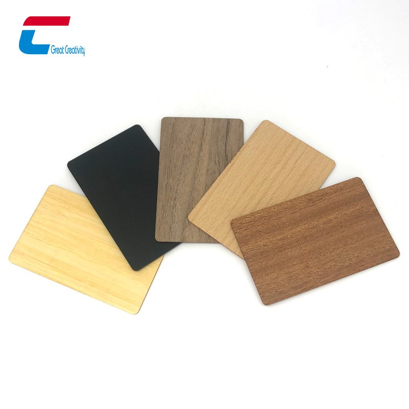 Eco Friendly Wood Card Custom Laser Cut Wooden Material Rfid Nfc Wood Business Card