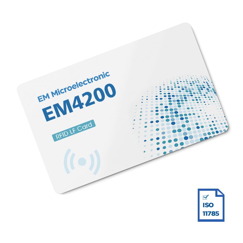 Wholesale Stock 125KHz Printable Plastic NFC Card CR80 Hitag 2 Chip RFID Blank Card Access Control Card