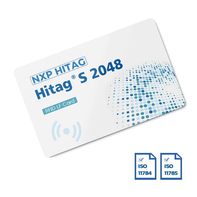 Wholesale Stock 125KHz Printable Plastic NFC Card CR80 Hitag 2 Chip RFID Blank Card Access Control Card