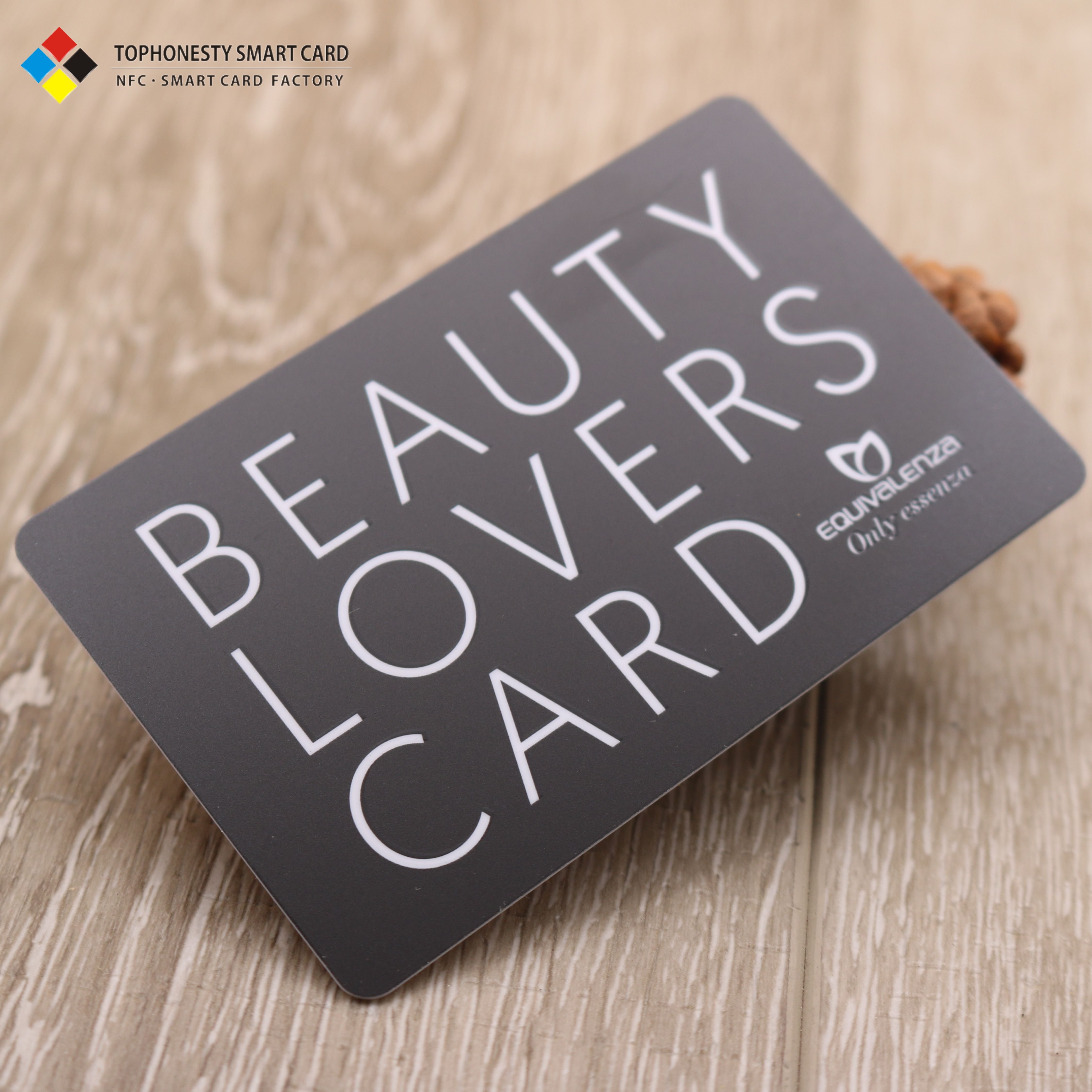 Professional design 125khz PVC Printed Plastic membership vip card smart nfc id card business cards engraving