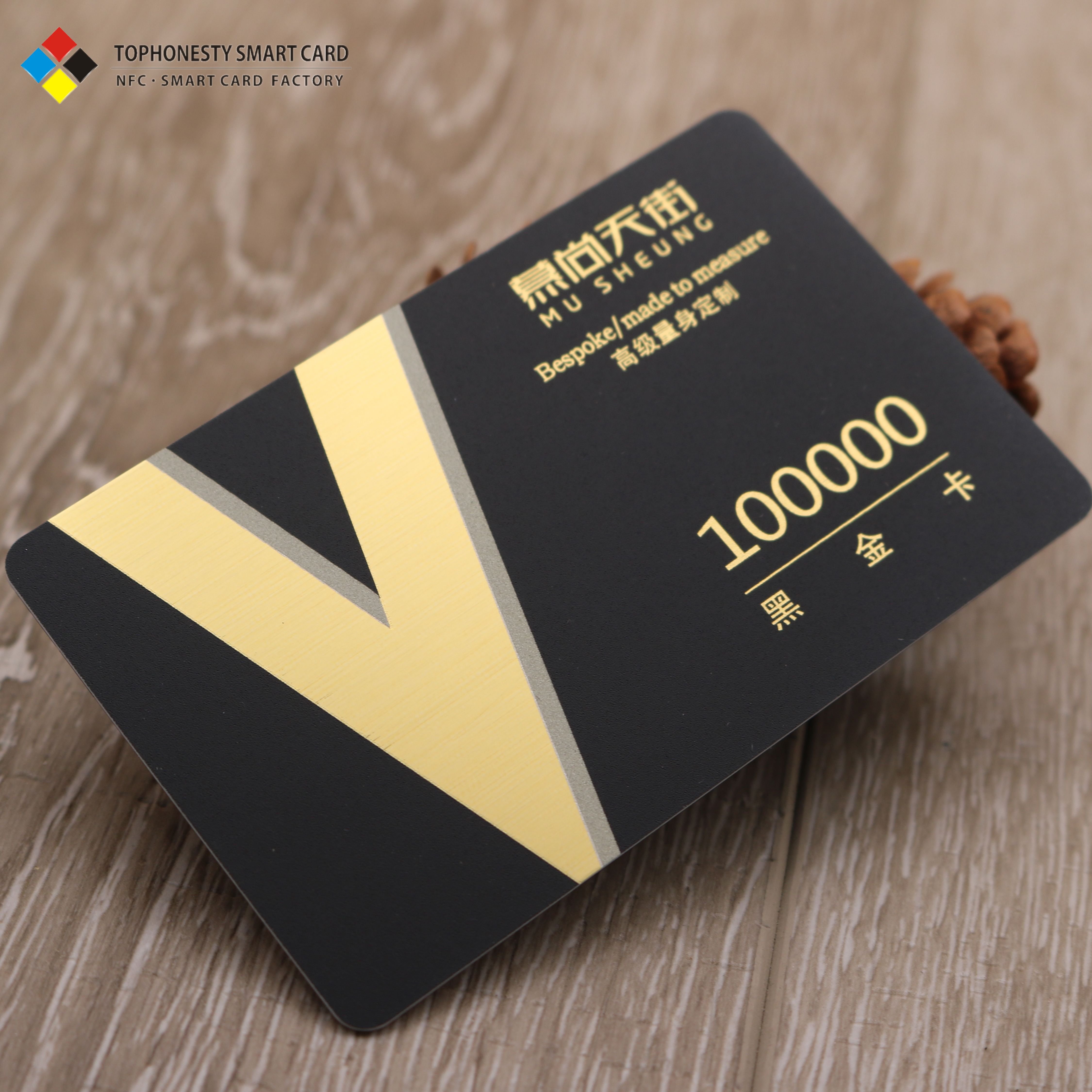 Professional design 125khz PVC Printed Plastic membership vip card smart nfc id card business cards engraving