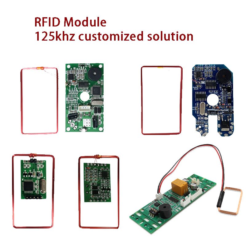 Customized RS232 USB UART Serial Port Communication Module 125khz 13.56mhz Dual-band NFC Smart RFID Card Reader Module