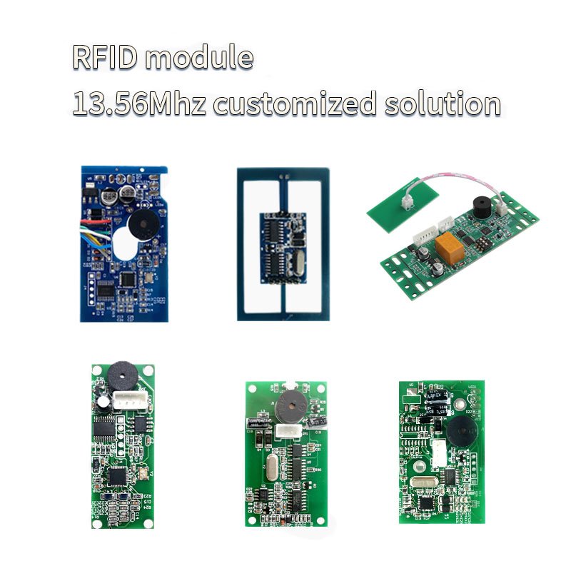 Customized RS232 USB UART Serial Port Communication Module 125khz 13.56mhz Dual-band NFC Smart RFID Card Reader Module