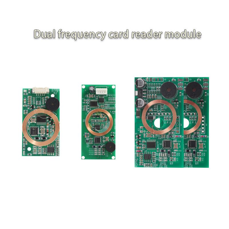 Customized RS232 USB UART Serial Port Communication Module 125khz 13.56mhz Dual-band NFC Smart RFID Card Reader Module