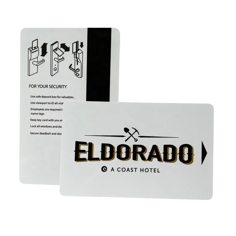 Customizable NFC RFID PVC 13.56Mhz Access Control Key Card Hotels