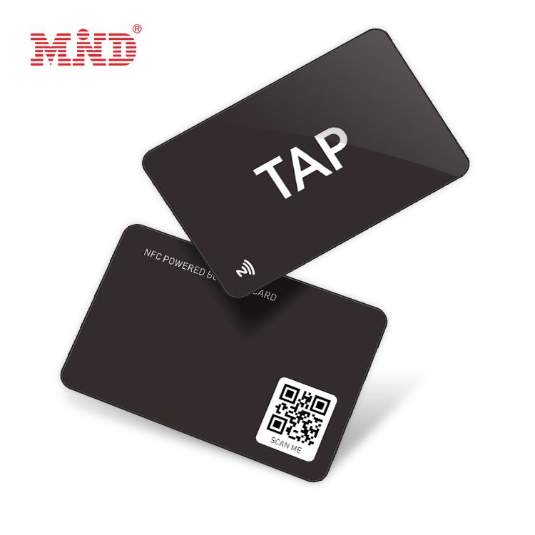 Free Sample Custom QR Code Tap Business Social Media RFID NFC Card