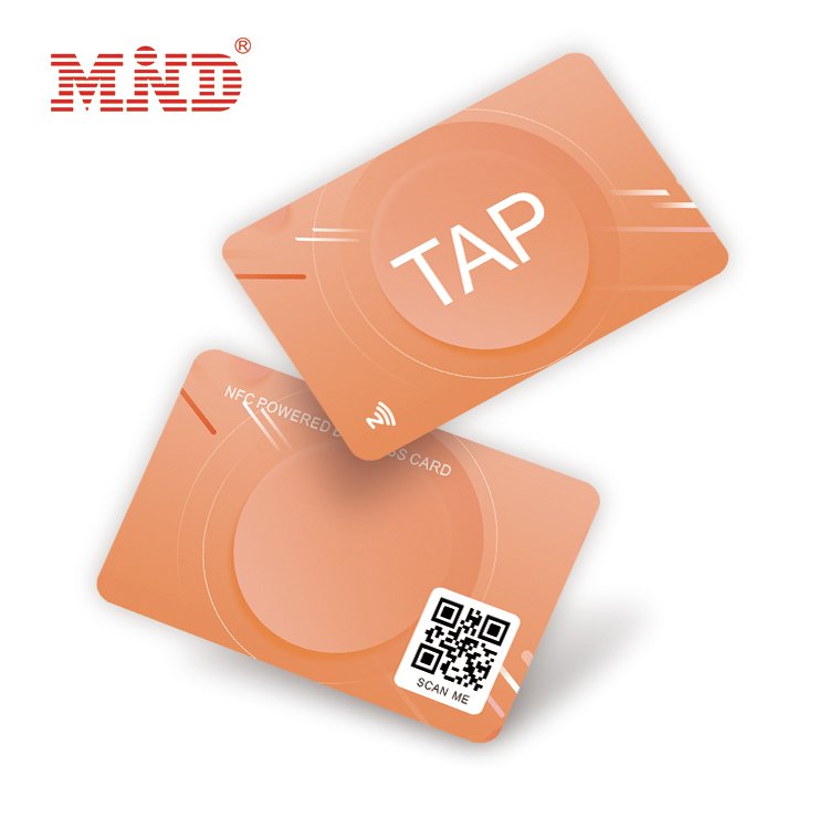 Free Sample Custom QR Code Tap Business Social Media RFID NFC Card