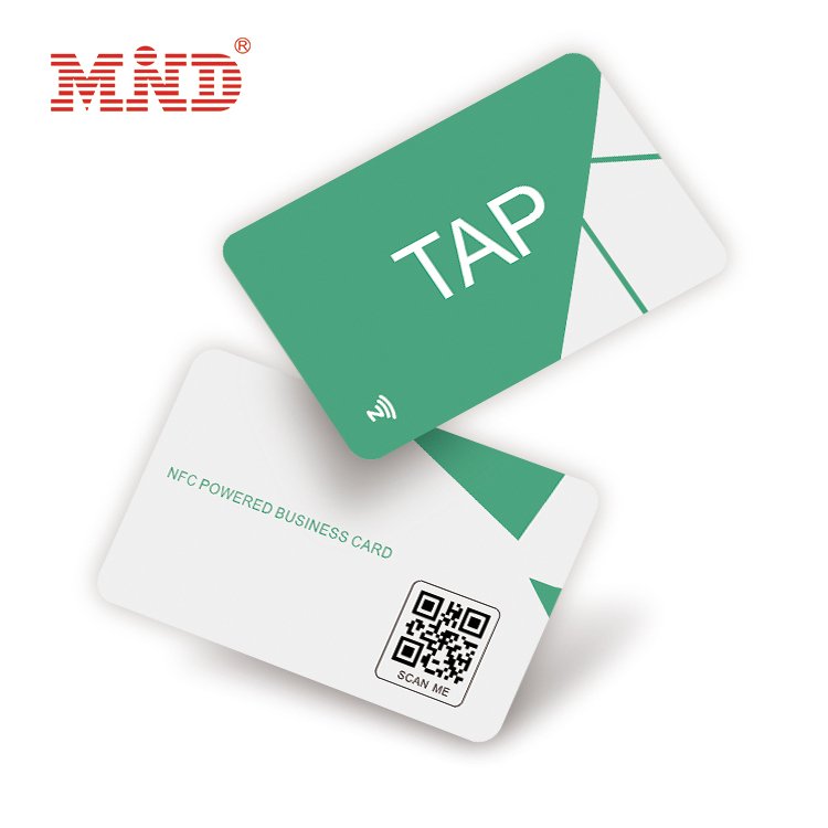 Free Sample Custom QR Code Tap Business Social Media RFID NFC Card