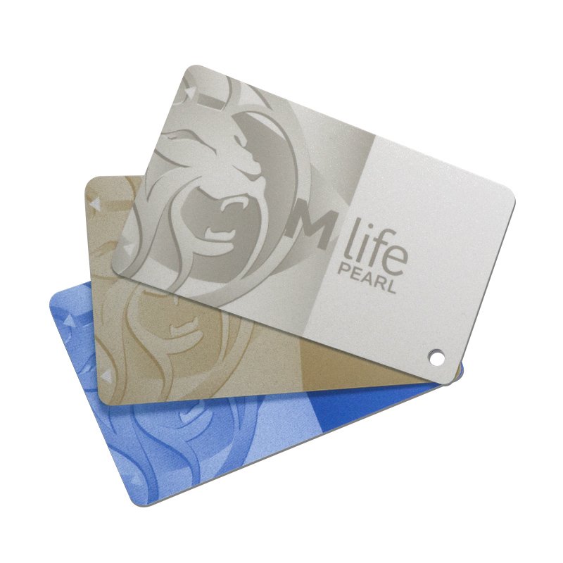 Luxury cr80 pvc blanks vip membership card custom Spa salon card