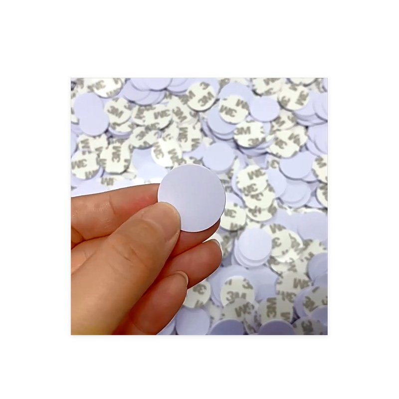 Customized PVC Sticker T5577 Tags RFID 125khz Writable Tags RFID T5577 Tags With Adhesive