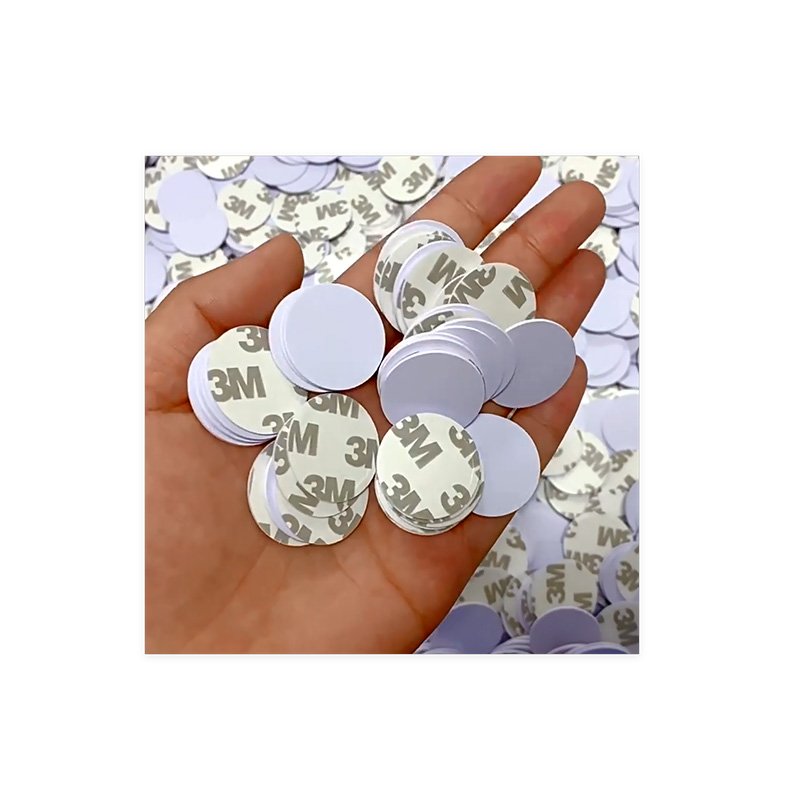 Customized PVC Sticker T5577 Tags RFID 125khz Writable Tags RFID T5577 Tags With Adhesive