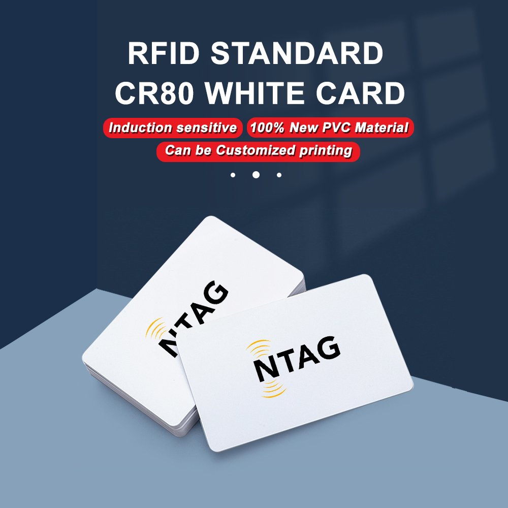 Access Control Card 13.56Mhz NTAG213 NFC smart Card Blank PVC NFC RFID Digital Business Card