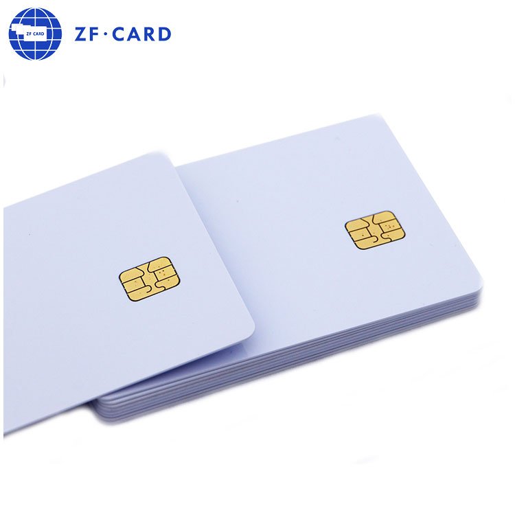 White PVC SLE4442 SLE4428 chip card blank smart access control card with free samples