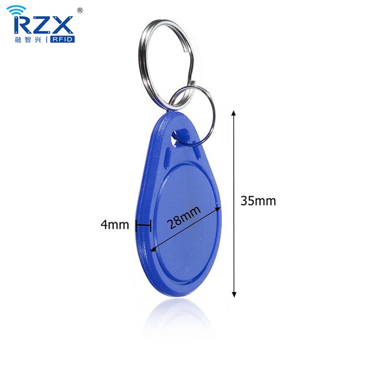 Waterproof Rfid Key Tag 125khz Rfid Keyfob Tk4100 64Bit Access Control Keyfob
