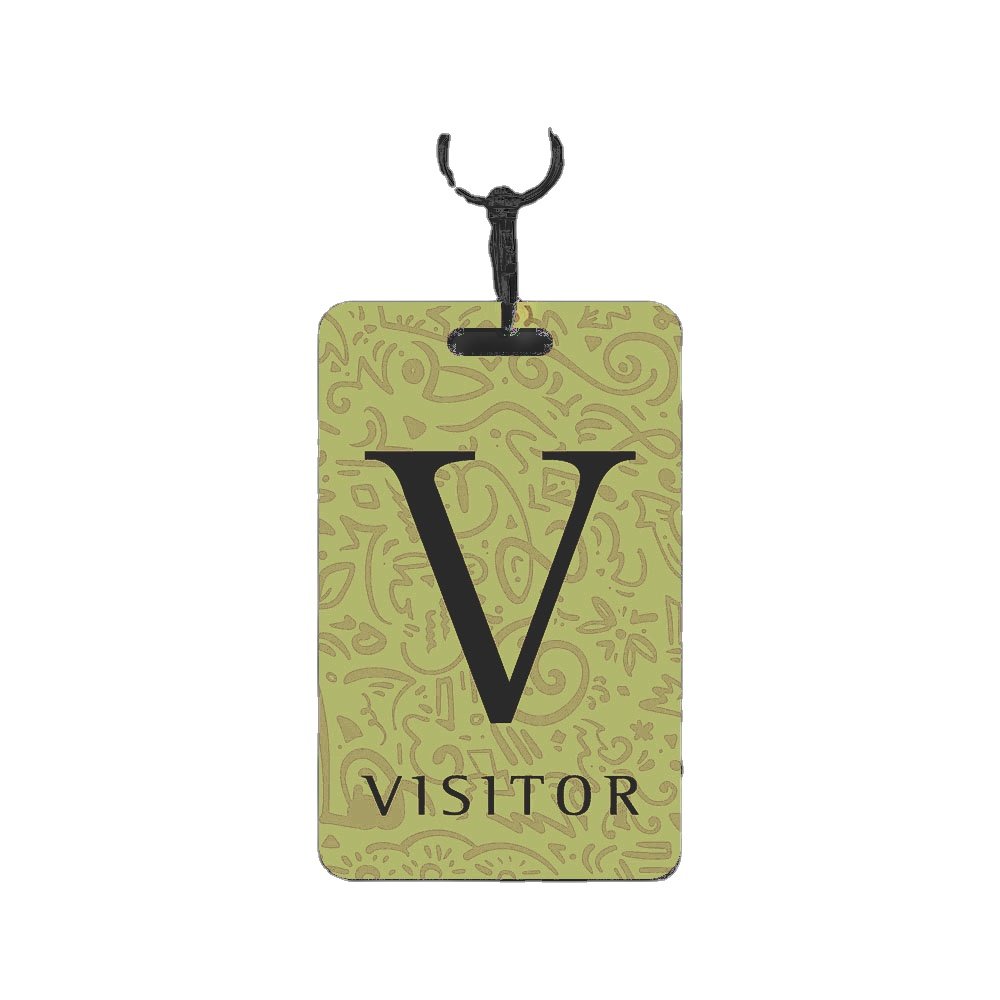 standard size purple visiting pvc card no chip customer visitors access control management business card