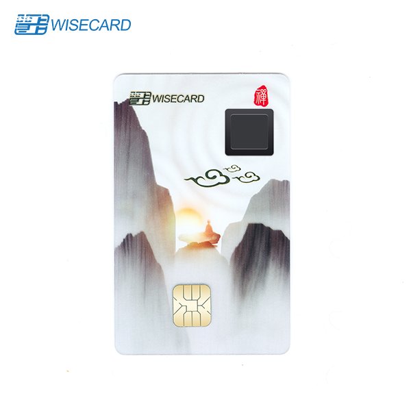 Metal Smart Card Fingerprint Access Control Credit Card