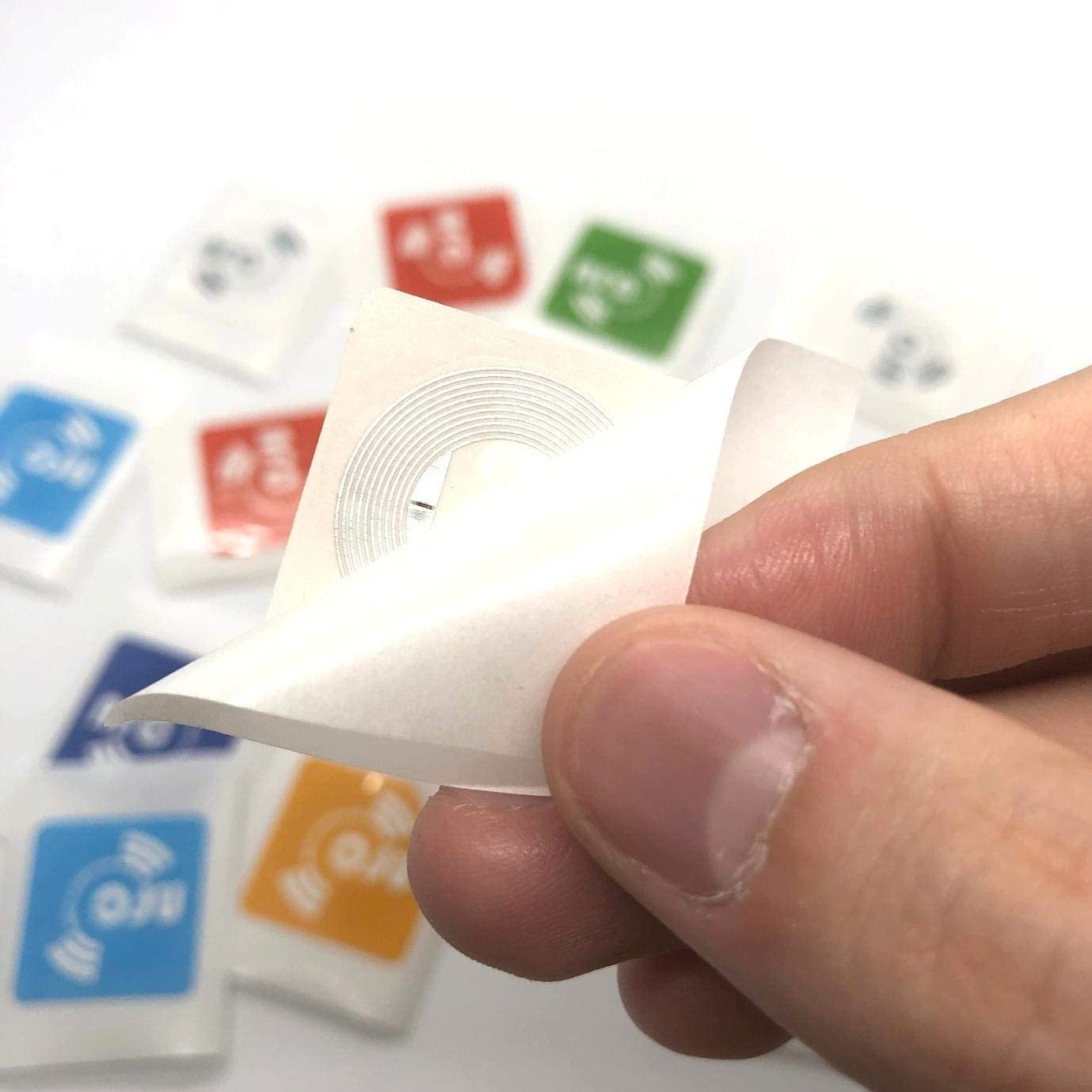 Sunlan Cheap Access Control Rfid Ntag 213 Card Blank White NFC Chip label