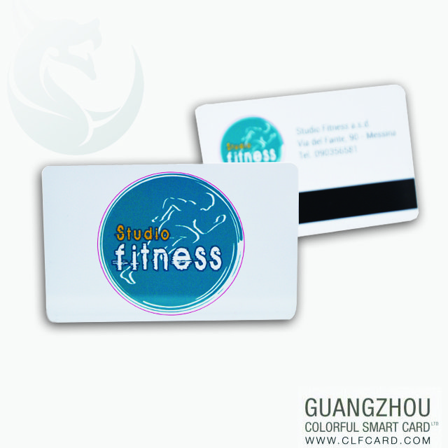 Glossy Finishes PVC Printed Track 1/2/3 Magnetic Access Control Cards with Plastic Material