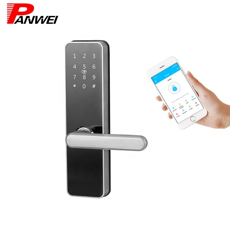 Factory Price LORA Network Hotel Door Lock With Pin Code For Remote Control Access