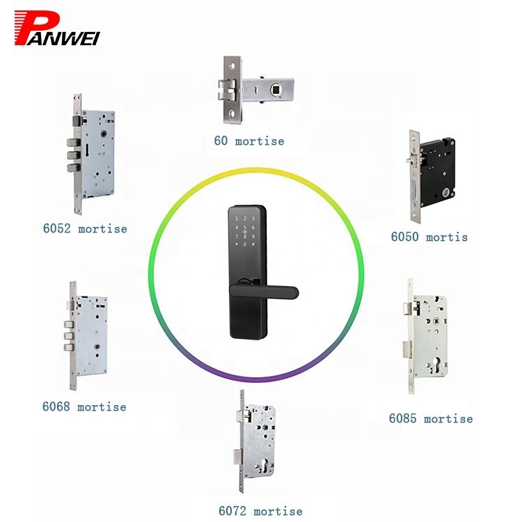 Factory Price LORA Network Hotel Door Lock With Pin Code For Remote Control Access
