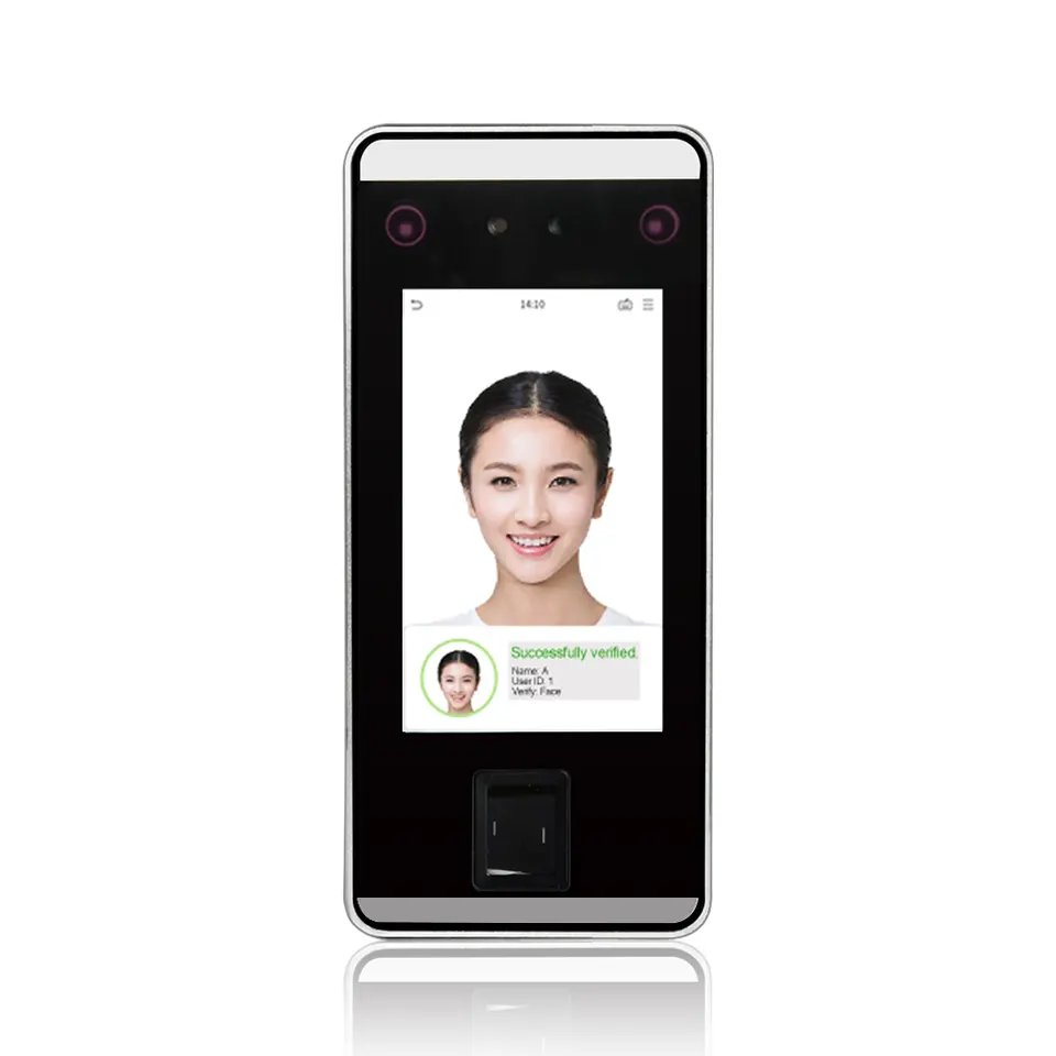 LCD 5-inch touch screen SpeedFace V5L Face Recognition Time Clock& Access Control With Wireless WIFI LAN
