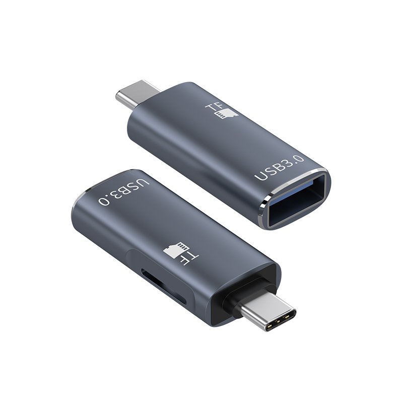2 in 1 Otg Type C Kartenleser USB 3.0 To USB C OTG Adapter Type C to SD Card Reader for phone