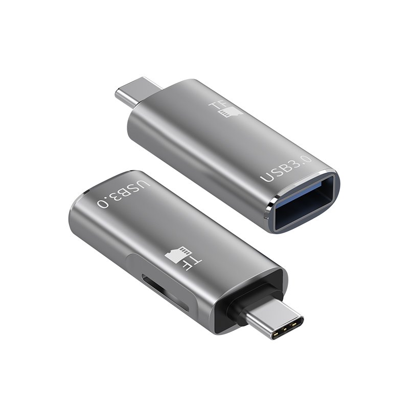 2 in 1 Otg Type C Kartenleser USB 3.0 To USB C OTG Adapter Type C to SD Card Reader for phone