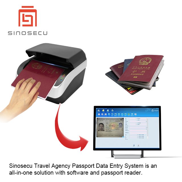 Sinosecu Travel ID Card Data Entry Software, Supports Capturing Information From ID Documents, Identifying And Exporting Excel