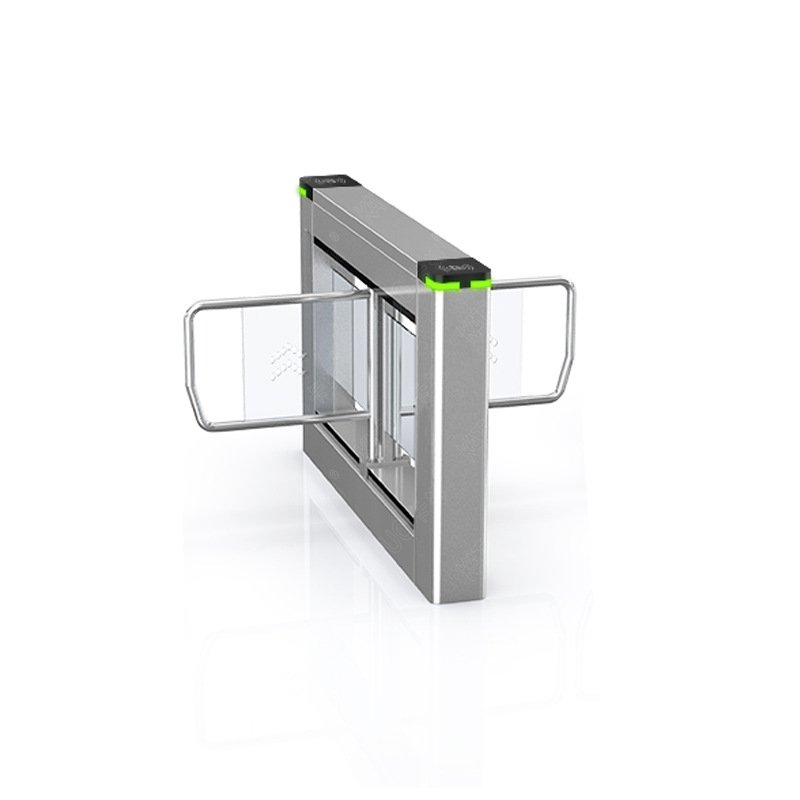Optical Swing Turnstile By Swiping Card RFID intelligent collector full height swing gate for gate entry pass system