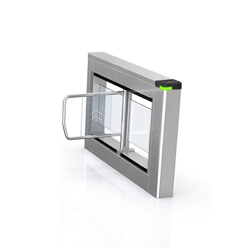 Optical Swing Turnstile By Swiping Card RFID intelligent collector full height swing gate for gate entry pass system