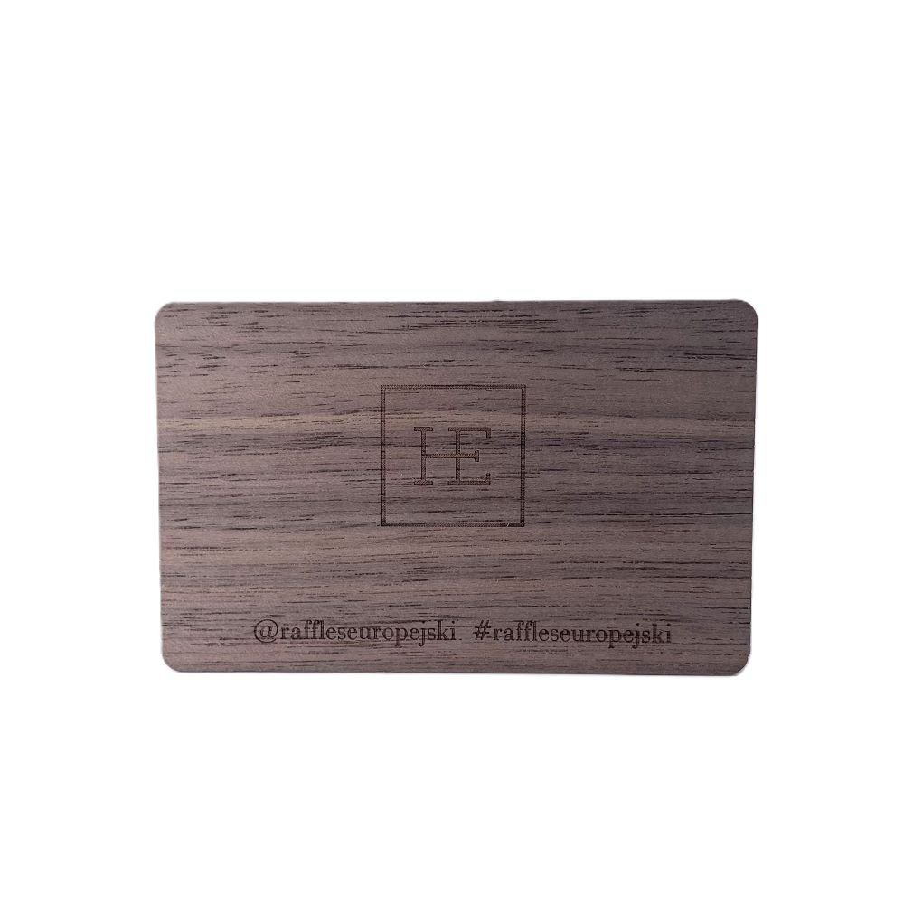 Customized Printed Standard size RFID NFC Wooden Bamboo Access Control Hotel Key Card