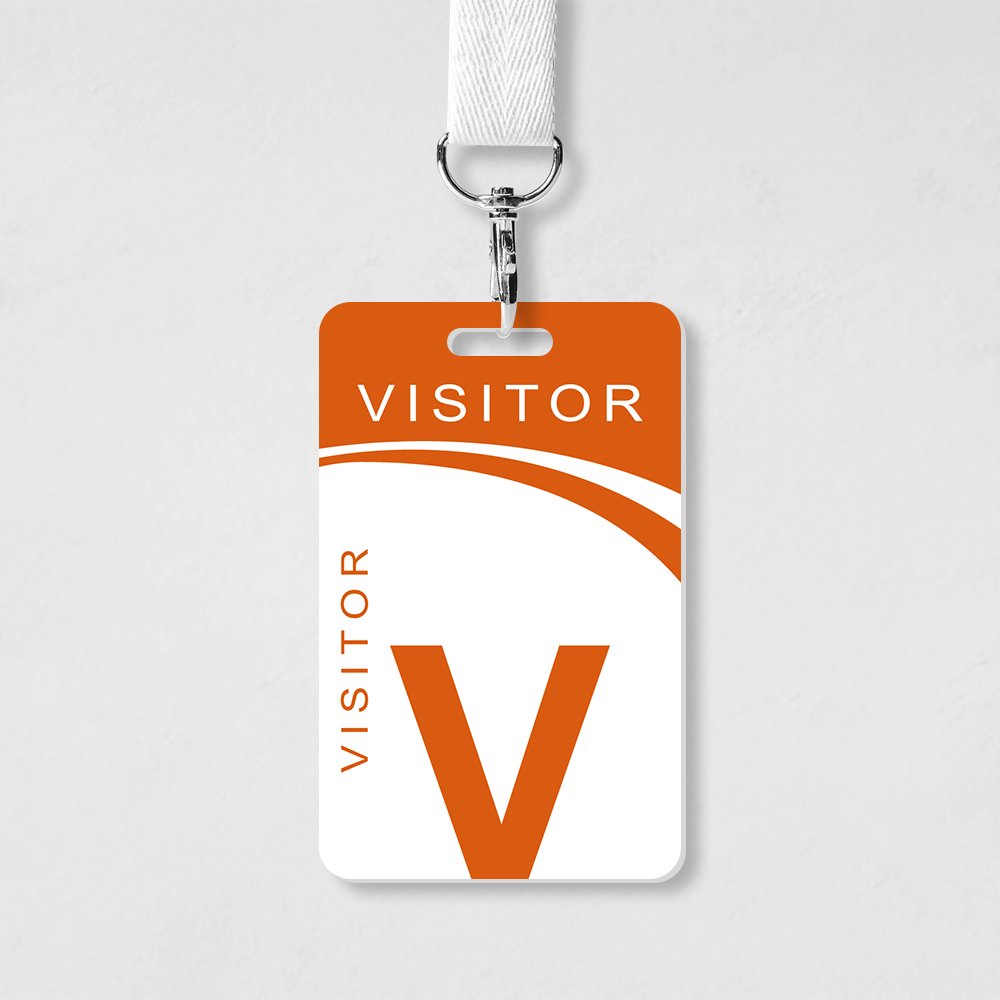 standard size visitor pvc card no chip customer visiting access control management business card exhibition art gallery