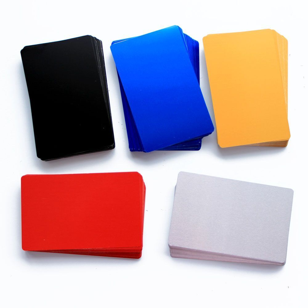Custom Stainless Steel Metal Card UV Digital Printing Businesscards NFC Business Card Metal Business Cards With Logo