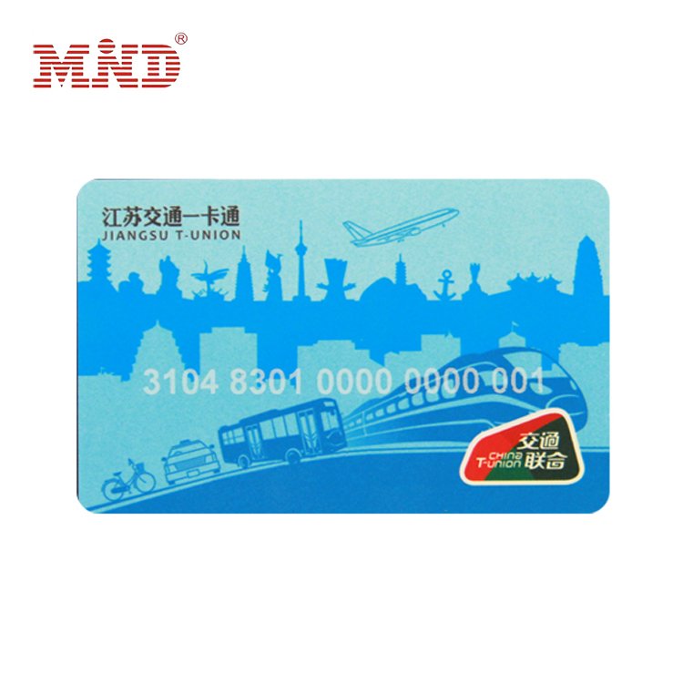 HF 13.56Mhz MIFARE DESFire EV1 2K 4K 8K Smart NFC Payment Card For Transportation