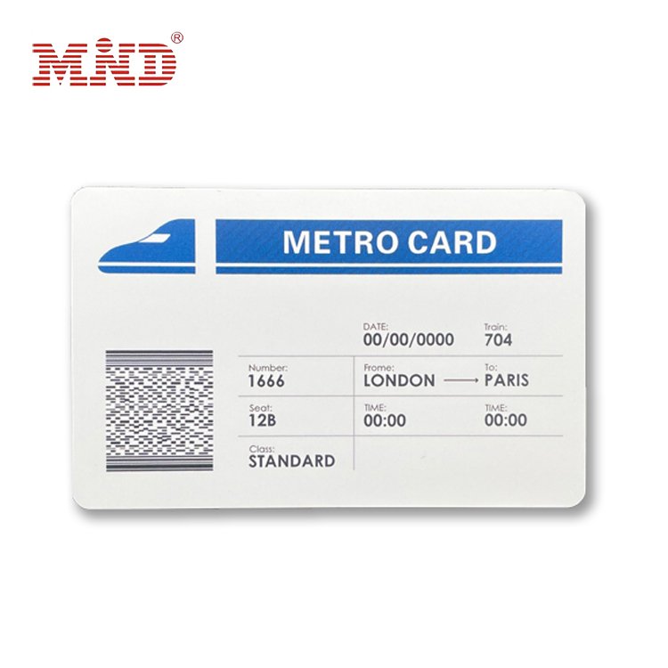 HF 13.56Mhz MIFARE DESFire EV1 2K 4K 8K Smart NFC Payment Card For Transportation