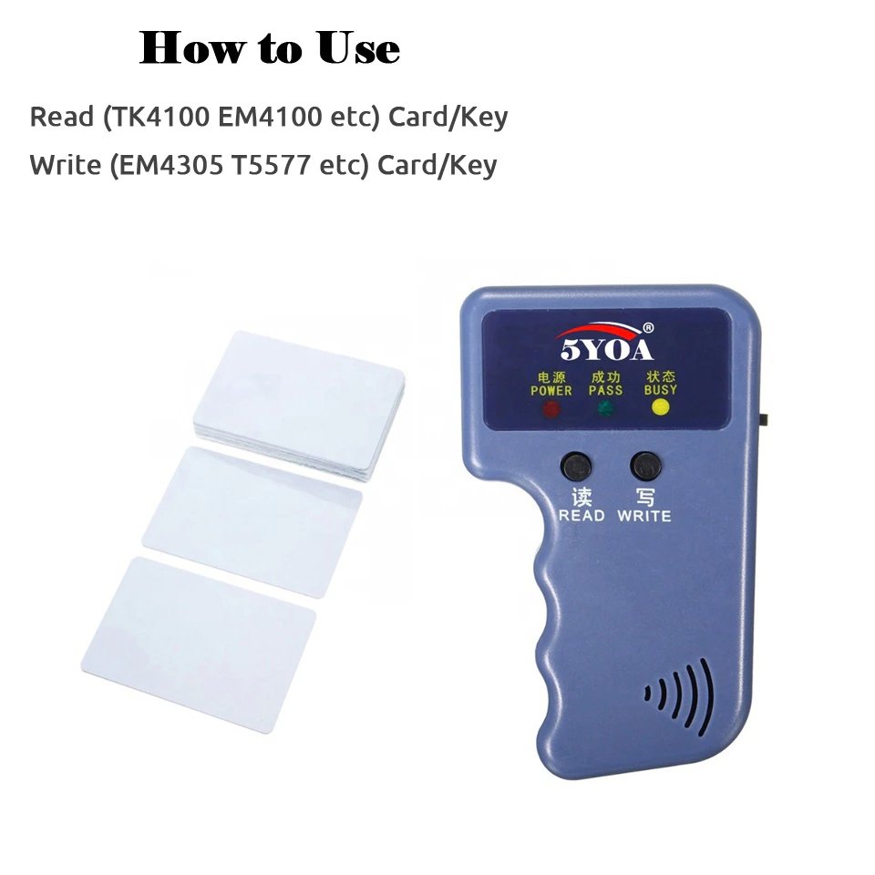 EM4305 T5577 Blank Card RFID Chip Cards 125 khz Rewritable Writable Rewrite Duplicate 125khz RFID Card