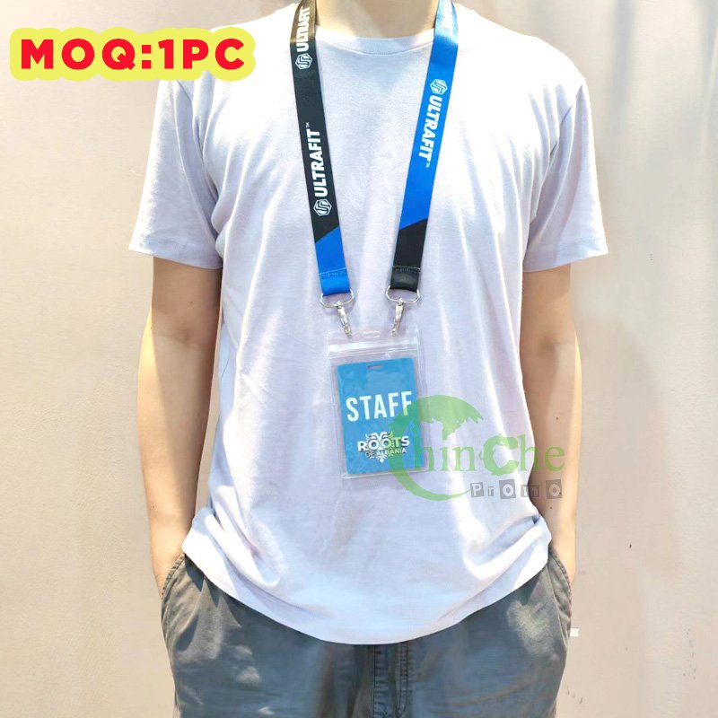 PVC Laminated VIP Media Plastic Card Double punch Backstage Access Control Card with Two Holes Event Pass Badge