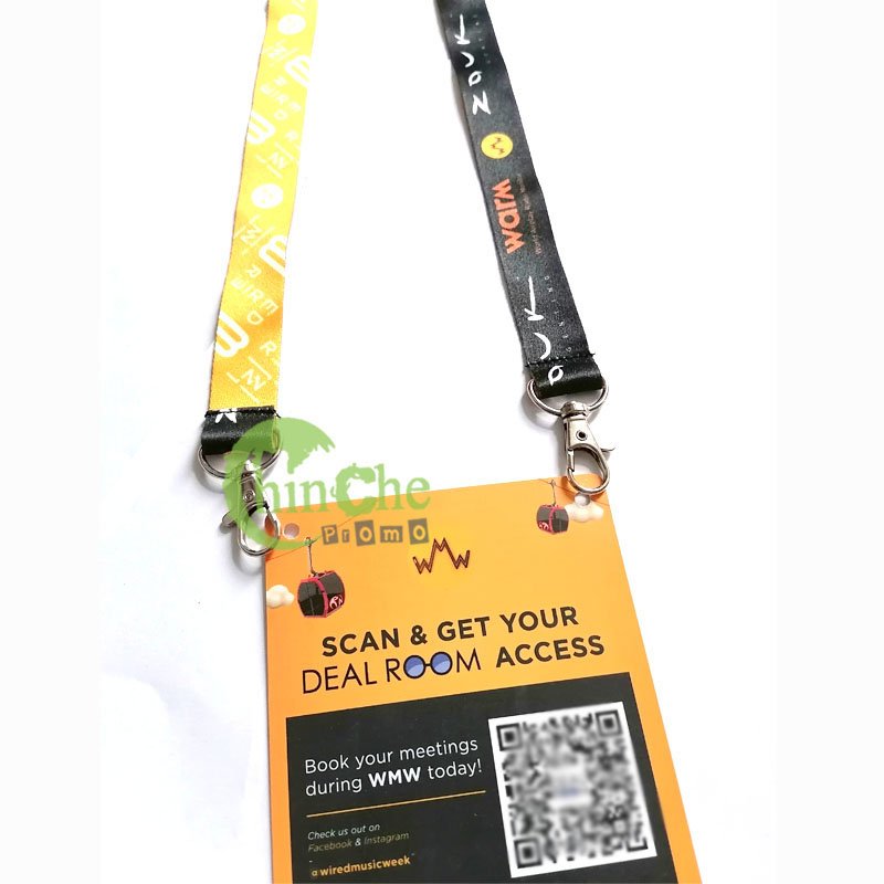 PVC Laminated VIP Media Plastic Card Double punch Backstage Access Control Card with Two Holes Event Pass Badge