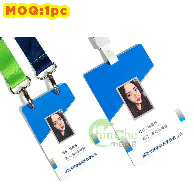 PVC Laminated VIP Media Plastic Card Double punch Backstage Access Control Card with Two Holes Event Pass Badge