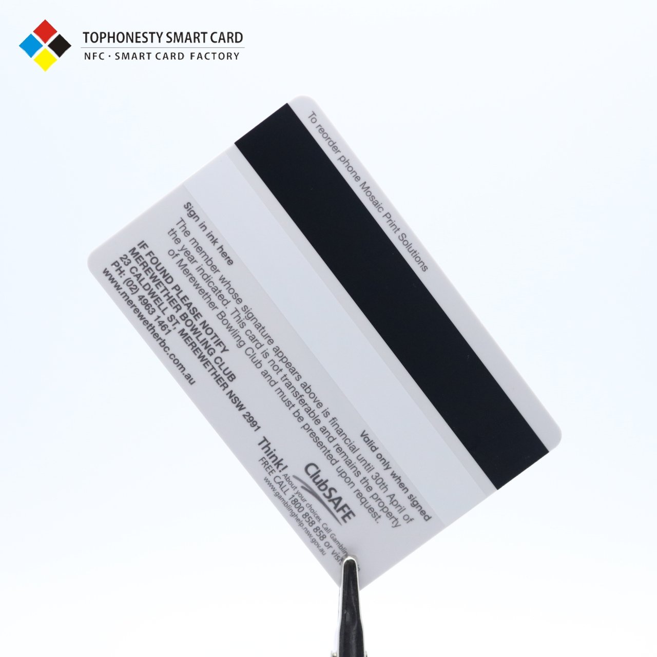 Custom Printable Loco Magnetic stripe Card Wholesale Blank Stripe Smart ID/IC Card Credit Card