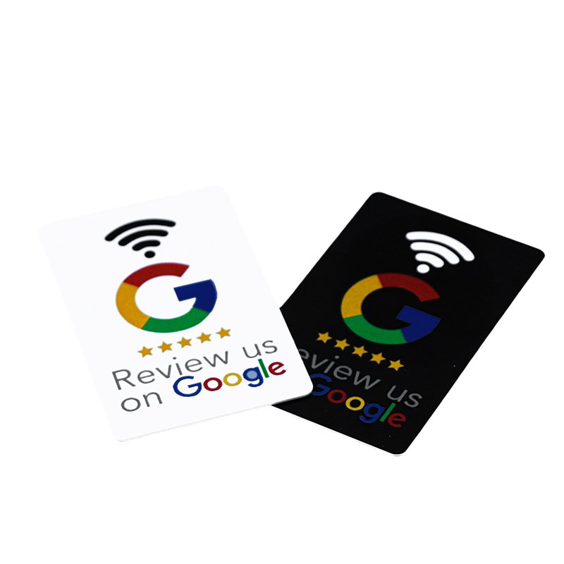 custom printed google nfc google gift cards programmable qr codes social media plastic payment reviews