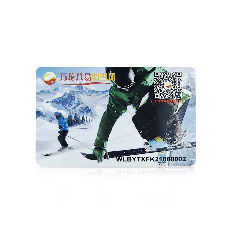 Custom printing RFID access control card 13.56Mhz MF EV1 EV3 8kb nfc blank printable card for skiing